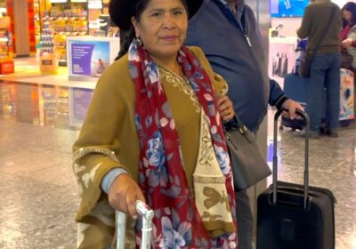 Acabo de llegar a Buenos Aires con Toribia Lero para hablar con la comunidad…