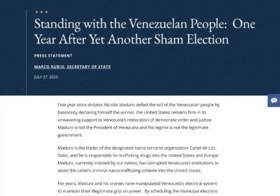 🇺🇸🇻🇪 | ATENCIÓN — A un año del 28J, endurece su posición contra Maduro:…