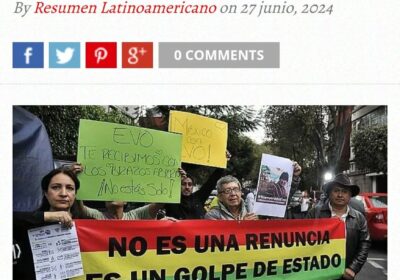 Así como el golpe de Estado tuvo como trasfondo el litio y el ataque…