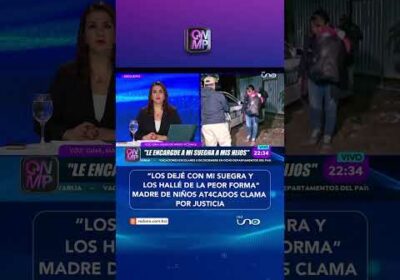 Madre denuncia ataque a sus hijos en Santa Cruz