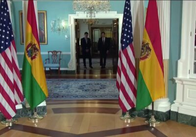 El presidente electo Rodrigo Paz se reunió este viernes con el secretario de Estado…