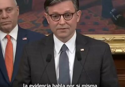 🇺🇸‼️ | ÚLTIMA HORA — El presidente de la Cámara, Mike Johnson, anuncia que…