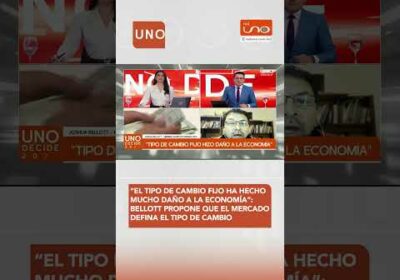 Joshua Bellott propone que el mercado defina el tipo de cambio para equilibrar la economía