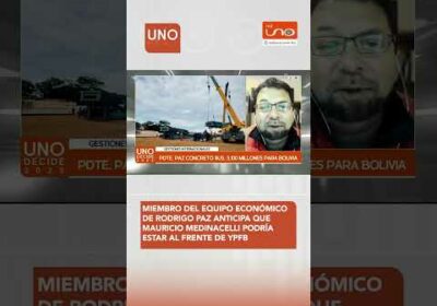 Joshua Bellott anticipa que Mauricio Medinacelli podría estar al frente de YPFB