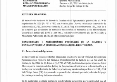 Mediante sus redes sociales, el presidente del TSJ, @RomerSaucedo, informa que se cumplió con…