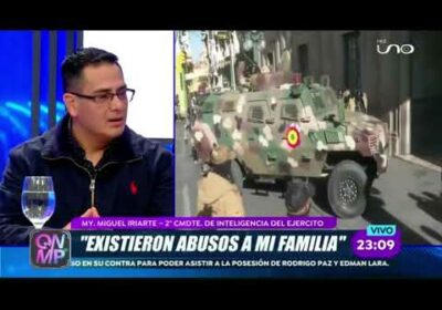 Mayor Iriarte denuncia presiones y apunta a autoridades por el movimiento militar del 26 de junio