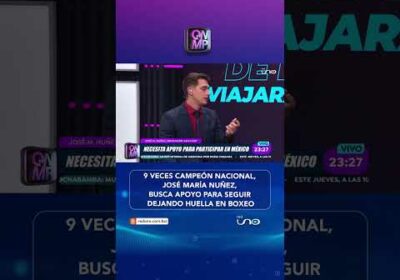 José María Nuñez pide apoyo de la población para competir en México