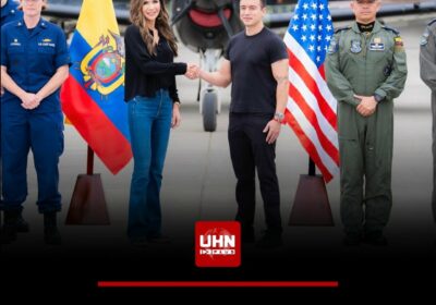 🇺🇸🇪🇨‼️ | La secretaria de Seguridad Nacional, Kristi Noem, se reunió con el presidente…