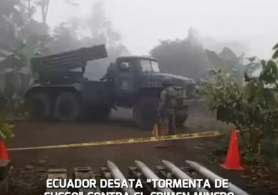 🇪🇨‼️ | ATENCIÓN — Ecuador lanzó la operación militar “Tormenta de Fuego” contra la…