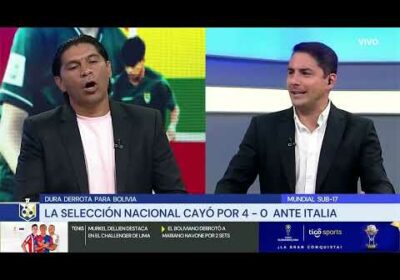 Laboratorio Fútbol: discusión tras la caída contundente de Bolivia Sub-17 frente a Italia 😬⚽🇧🇴🔥