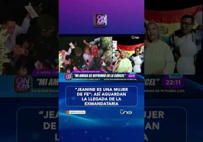 Así aguardan a Jeanine Áñez