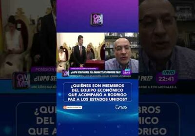 ¿Quiénes acompañaron a Rodrigo Paz a EE. UU?