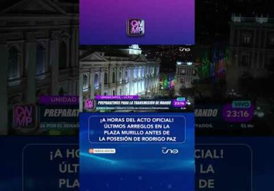 Todo listo para la transmisión de mando