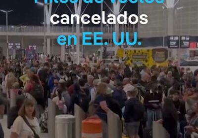 Horas de espera en los aeropuertos de EE. UU. por la falta de personal…