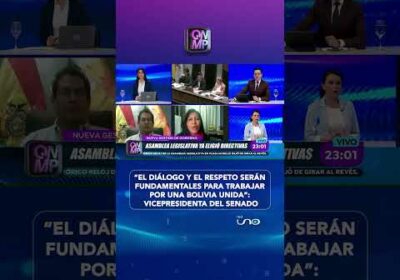 Soledad Chapetón resalta el diálogo como base para una Bolivia unida