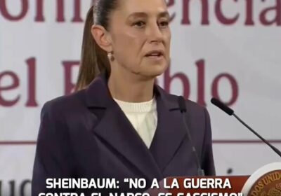 🇲🇽‼️ | CÓMPLICE DEL CRIMEN — La socialista Claudia Sheinbaum descarta enfrentar al narco…