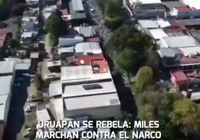 🇲🇽‼️ | HISTÓRICO — Uruapan entero salió a las calles tras el asesinato del…