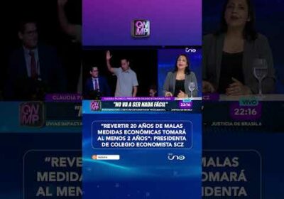 Claudia Pacheco: “La reconstrucción económica del país tomará tiempo”