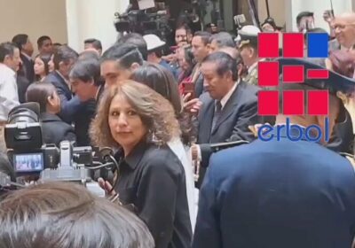 Tras el acto de posesión en Palacio de Gobierno, el presidente Rodrigo Paz y…