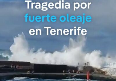 3 turistas ignoran las alertas y mueren al ser arrastrados por olas gigantes en…