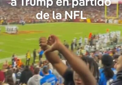 Abuchean a Trump en partido de la NFL Miles de aficionados abuchean a Donald…