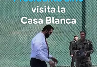 Presidente sirio visita la Casa Blanca Por primera vez desde 1946, un presidente de…