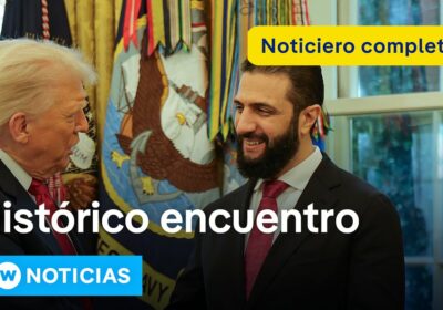 DW Noticias del 10 de noviembre: Trump recibe al presidente sirio en una cita…