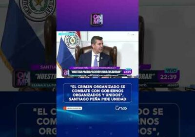 Presidente de Paraguay pide unidad regional contra el crim3n organizado