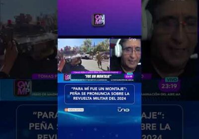 Peña califica de montaje la revuelta militar de 2024