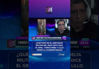 ¿Qué pasó en la revuelta militar de 2024? Peña lo relata desde la clandestinidad