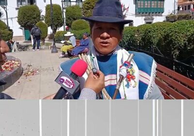 #GrupoFides | #ANF El dirigente del Consejo Nacional de Ayllus y Markas del Qullasuyu…