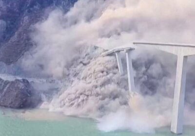 🇨🇳 | Así colapsó un puente de mas de 750 metros recién inaugurado en…