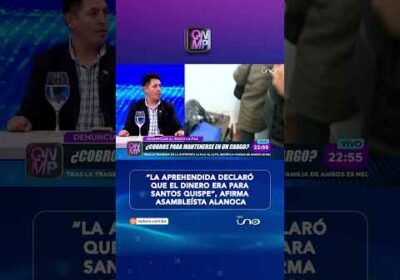 Israel Alanoca afirma que la aprehendida señaló a Santos Quispe en su declaración