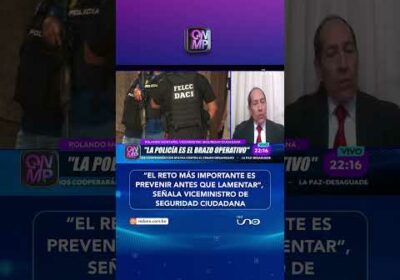 Viceministro: “Prevenir antes que lamentar”