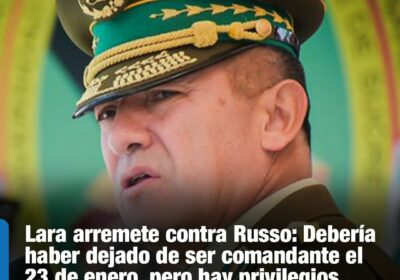 #GrupoFides | #ANF #Seguridad El vicepresidente Lara culpó al expresidente Luis Arce por socapar…