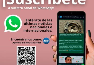 #GrupoFides | ¡Ú𝐧𝐞𝐭𝐞 𝐚 𝐧𝐮𝐞𝐬𝐭𝐫𝐨 𝐜𝐚𝐧𝐚𝐥 𝐝𝐞 #𝐖𝐡𝐚𝐬𝐭𝐀𝐩𝐩! Conoce las noticias más relevantes del…