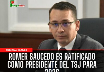 #GrupoFides | #ANF El Tribunal Supremo de Justicia confirmó la continuidad de Romer Saucedo…