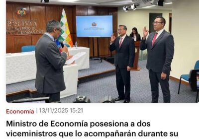 Jóvenes y prestigiosos economistas se harán cargo de la economía del país. Tenemos muchas…