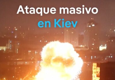 Ataque masivo ruso con misiles y drones sobre Kiev deja un muerto y más…