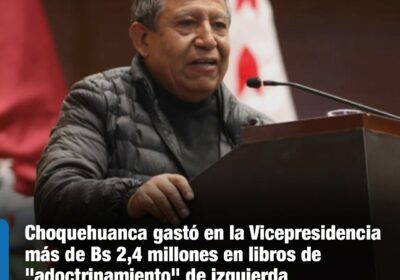 #GrupoFides | #ANF #Política En los cinco años de gestión, Choquehuanca imprimió al menos…
