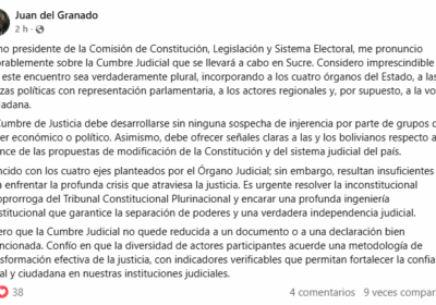 #GrupoFides | #ANF Juan del Granado, presidente de la Comisión de Constitución de la…