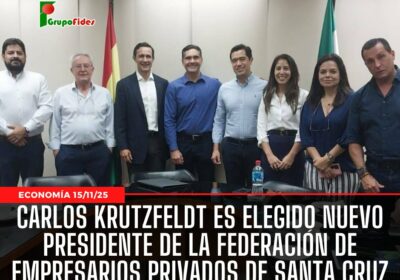 #GrupoFides | #ANF La Federación de Empresarios Privados de Santa Cruz (FEPSC) eligió a…