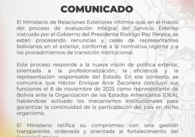 #GrupoFides | #ANF Héctor Arce Zaconeta, hombre de confianza de Evo Morales, dejó de…