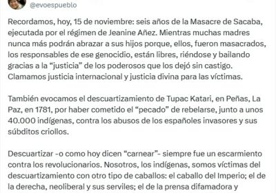 #GrupoFides | #ANF #Política El expresidente Evo Morales recordó los conflictos que se registraron…