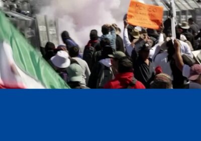 Violentos disturbios en México en protestas contra la inseguridad y la corrupción Miles de…