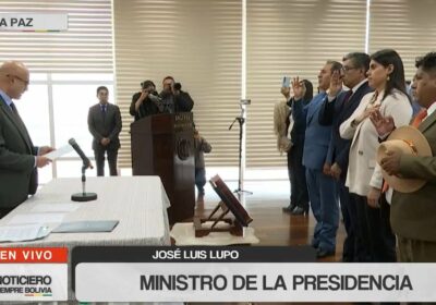 #GrupoFides | #ANF #LaPaz El ministro de la Presidencia, José Luis Lupo, posesionó a…