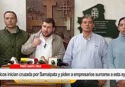 #GrupoFides | #ANF Cívicos cruceños inician una cruzada por Samaipata y piden a los…