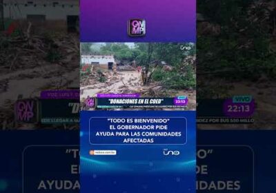 Donaciones para afectados serán recibidas y revisadas en la COED