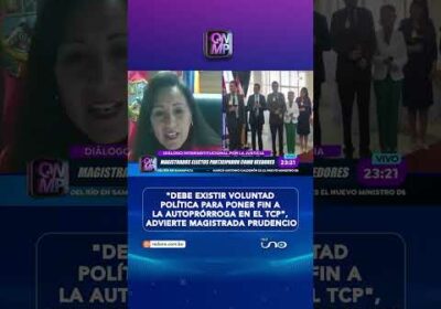 Prudencio alerta que la autoprórroga en el TCP es indefinida sin voluntad política