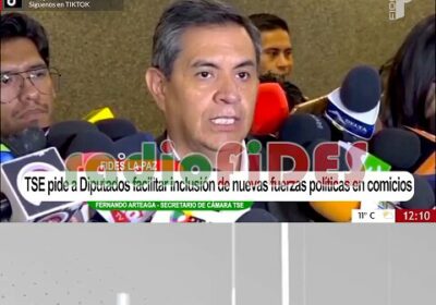 #GrupoFides | #ANF El Tribunal Supremo Electoral (TSE) sugirió a la Cámara de Diputados…